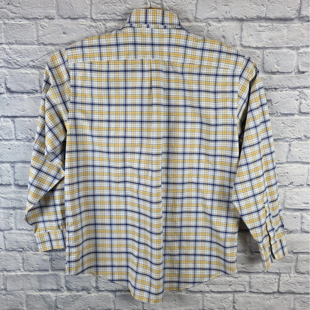 Lot Of 2 Brooks Brothers Shirt Men Multicolor Plaid Long Sleeve Non Iron Large - Picture 10 of 13